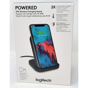 Logitech POWERED Stand Qi Wireless Charger for iPhone 12 & 13 Series